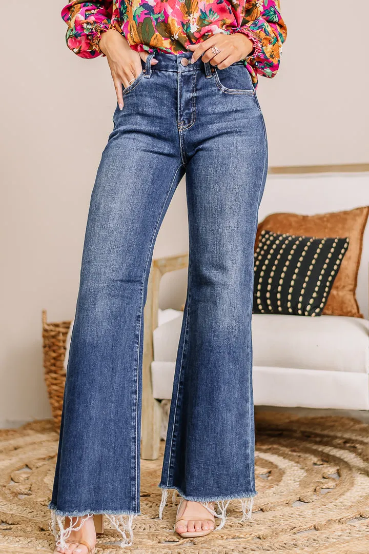 Tummy Control Wide Leg Jeans