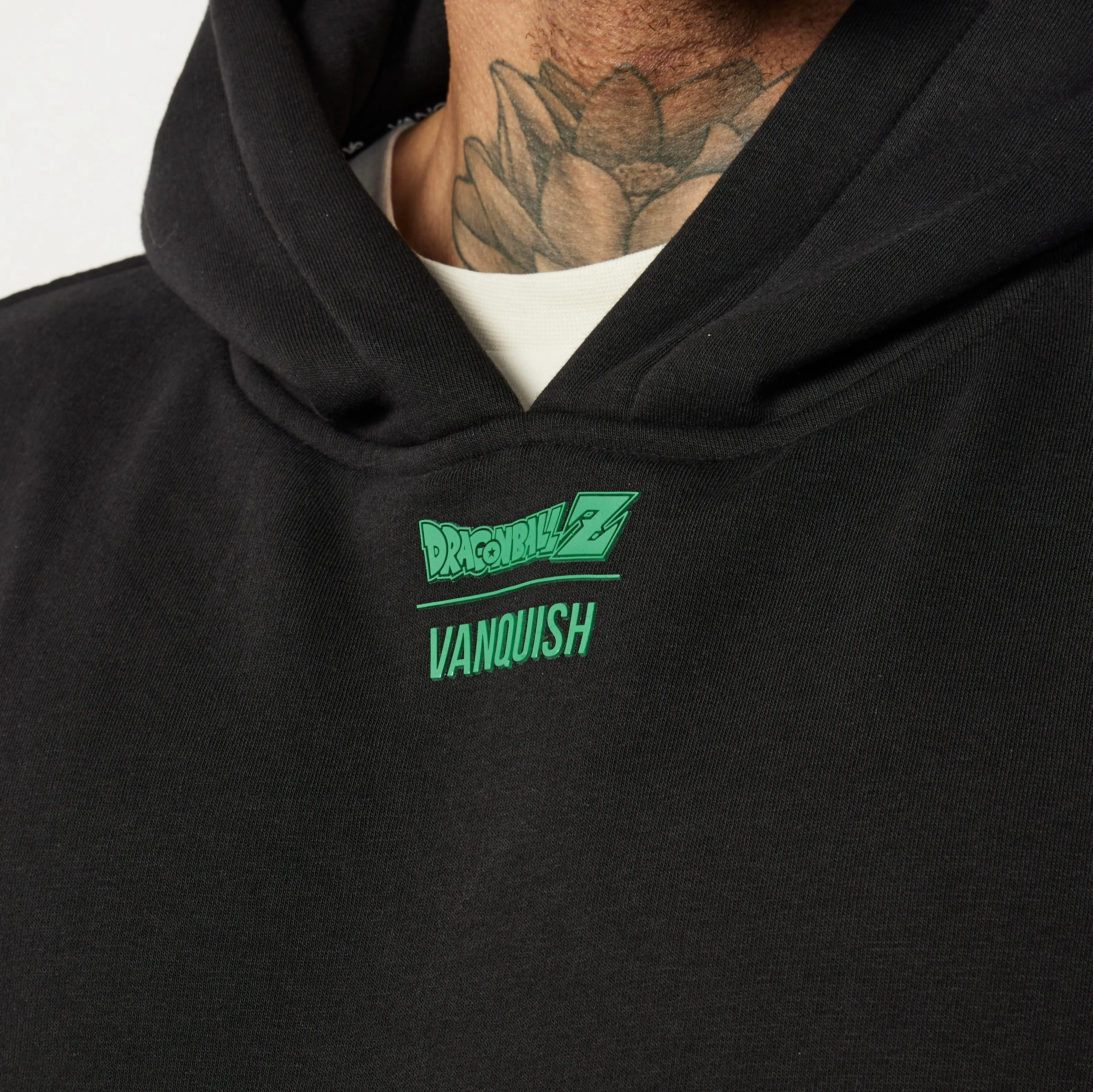 Vanquish DBZ Shenron Black Oversized Pullover Hoodie